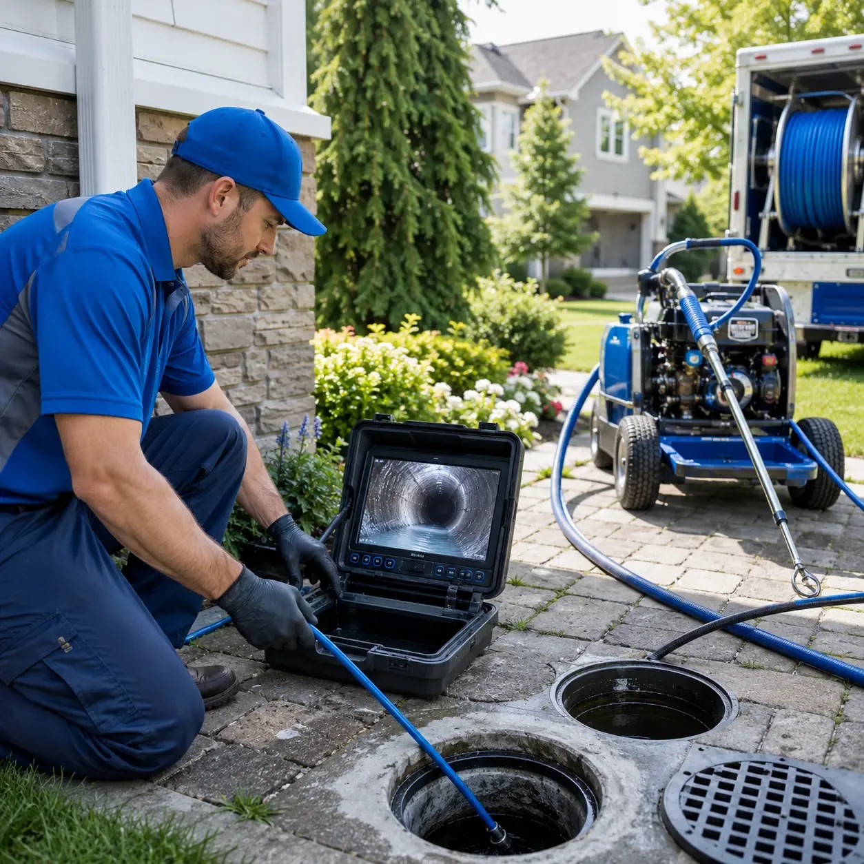 Outdoor drain cleaning professionals serving Wyandotte, MI