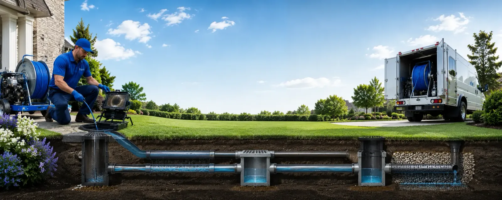 Outdoor drain cleaning information for Wyandotte, MI